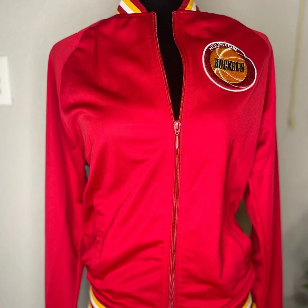 Houston Rockets Long Sleeve Zip Jacket, Embroidered Rockets patch - Picture 4 of 11
